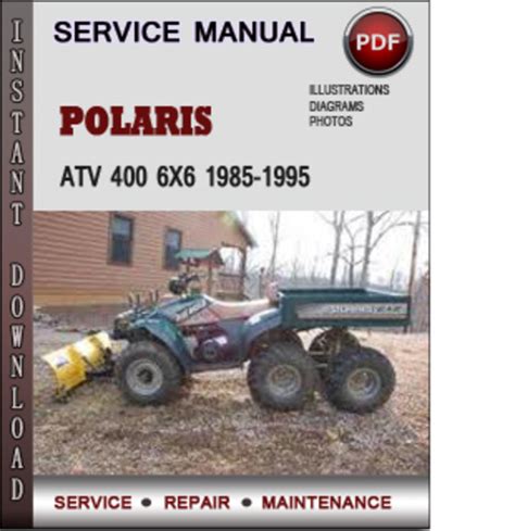 Polaris Atv 400 6x6 1985 1995 Factory Service Repair Manual