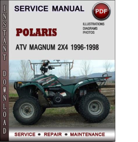 Polaris Atv Magnum 2x4 1996 1998 Repair Service Manual