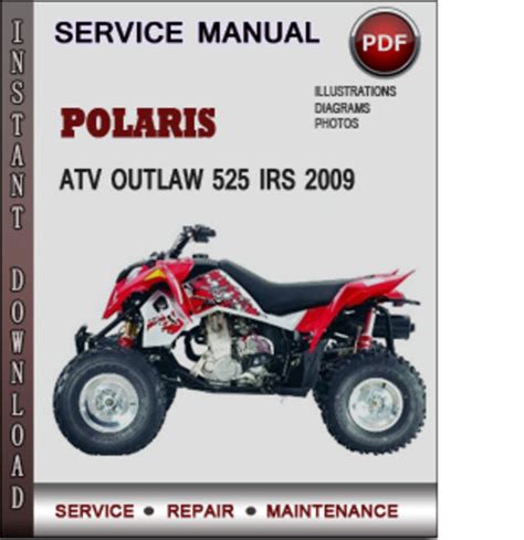 Polaris Atv Outlaw 525 S 2009 Factory Service Repair Manual Download Pdf