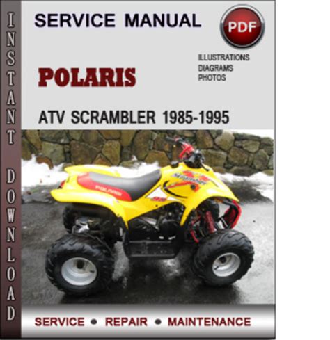 Polaris Atv Scrambler 1995 Factory Service Repair Manual Pdf