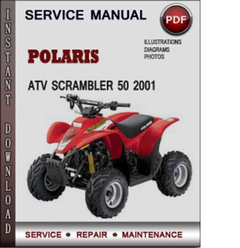 Polaris Atv Scrambler 50 2001 Factory Service Repair Manual Download Pdf