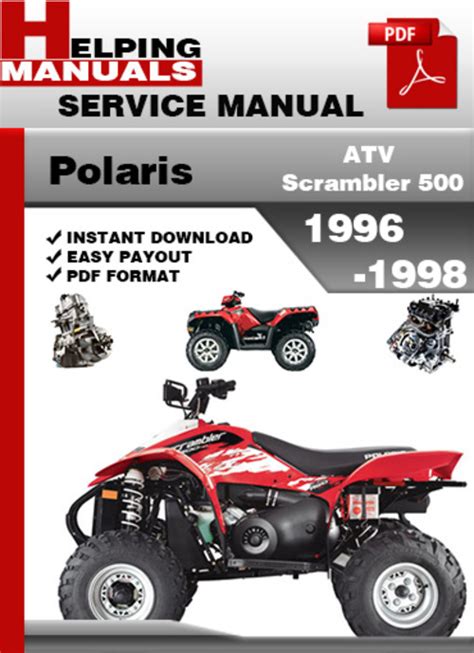 Polaris Atv Scrambler 500 1996 1998 Factory Service Repair Manual Download Pdf