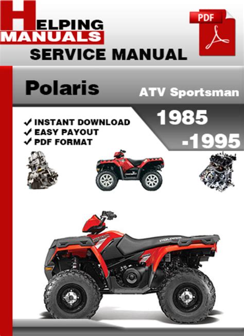 Polaris Atv Sportsman 1985 1995 Service Repair Manual