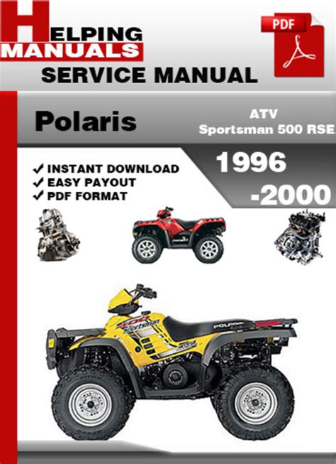 Polaris Atv Sportsman 500 1996 2000 Factory Service Repair Manual Download Pdf