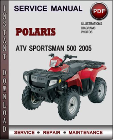 Polaris Atv Sportsman 500 2005 Factory Service Repair Manual Download Pdf