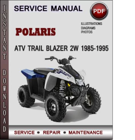 Polaris Atv Trail Blazer 2w 1985 1995 Factory Service Repair Manual Download Pdf