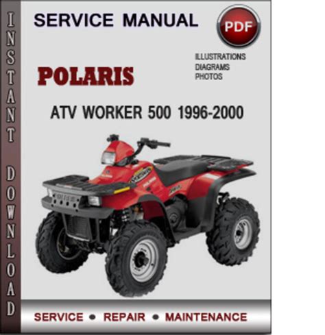 Polaris Atv Worker 500 1996 2000 Factory Service Repair Manual Download Pdf