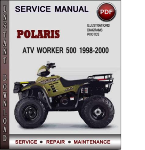 Polaris Atv Worker 500 1998 2000 Service Repair Manual Pdf