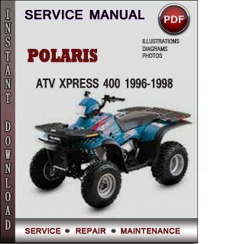 Polaris Atv Xpress 400 1996 1997 Repair Service Manual Pdf