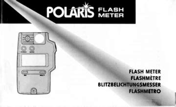 Polaris Flash Meter User Manual