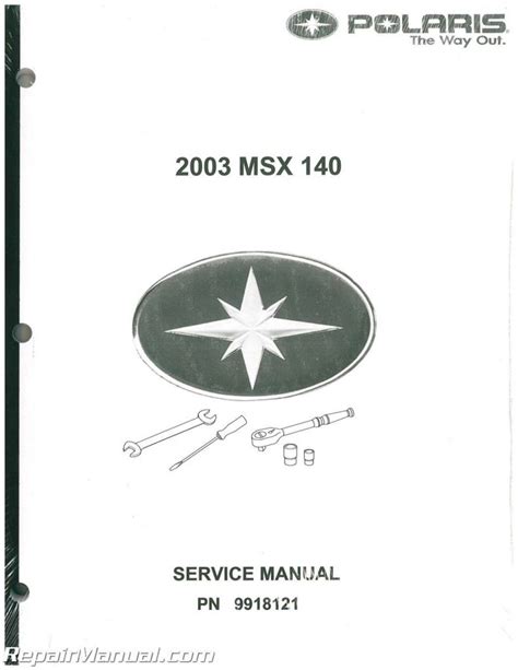 Polaris Msx 140 Pwc Service Repair Manual 2003 Onwards