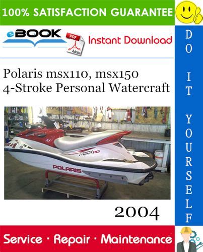 Polaris Msx110 Msx150 4 Stroke Pwc Service Repair Manual