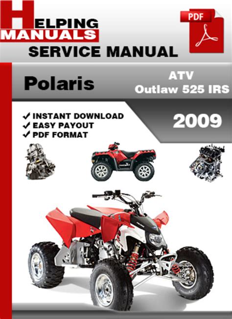 Polaris Outlaw 525 S Irs Service Repair Manual Pdf 2009 2010