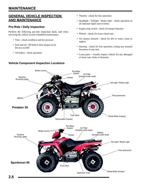 Polaris Outlaw 90 2009 Workshop Repair Service Manual Pdf