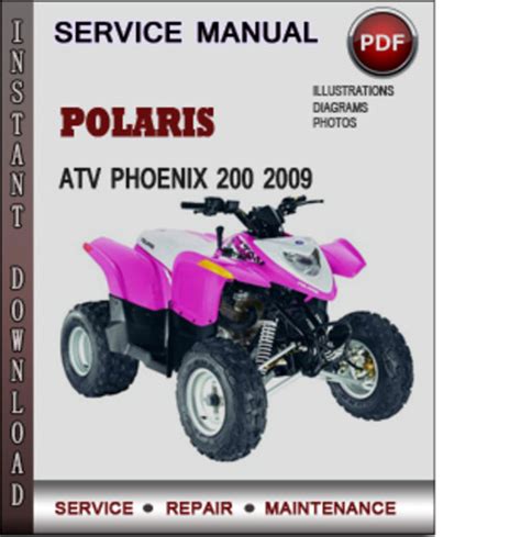 Polaris Phoenix 200 Atv Service Repair Manual Pdf