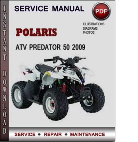 Polaris Predator 50 2009 Workshop Repair Service Manual Pdf