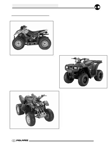 Polaris Predator 50 90 2005 Service Repair Manual