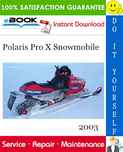 Polaris Pro X 2003 Workshop Repair Service Manual Snowmobile