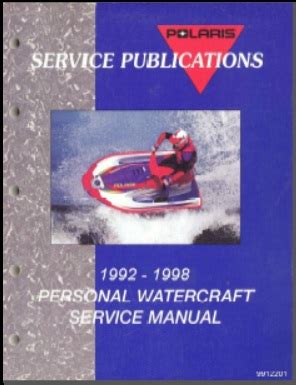 Polaris Pwc 1992 1998 Factory Service Repair Manual Pdf