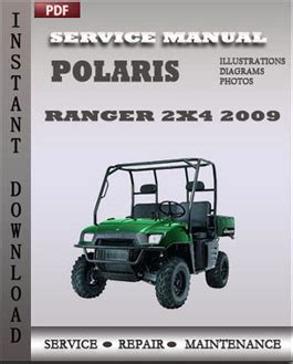 Polaris Ranger 2x4 2009 Factory Service Repair Manual