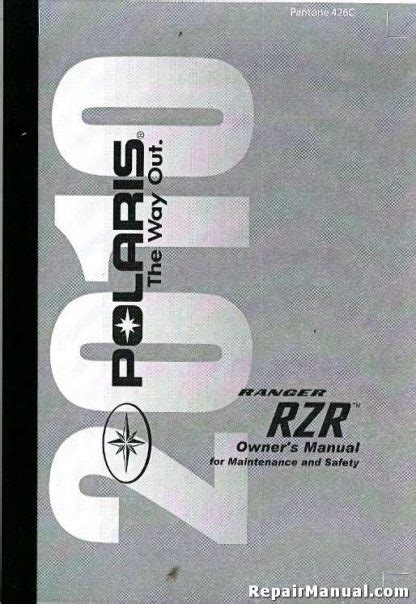 Polaris Ranger 800efi Operating Manual