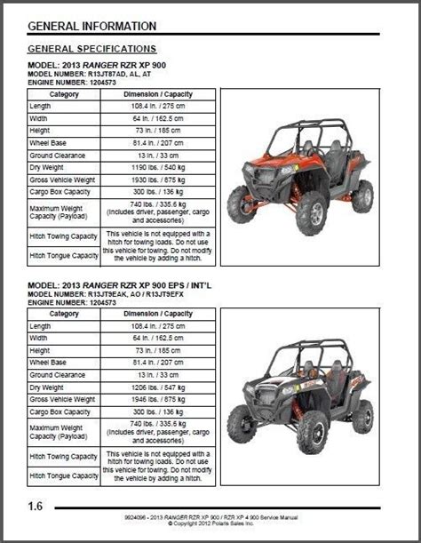 Polaris Ranger Rzr Xp 4 900 Complete Workshop Service Repair Manual 2013 2014