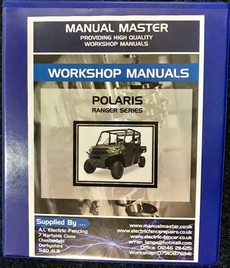 Polaris Ranger Series Utv Workshop Repair Service Manual Collection