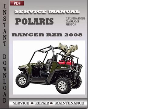 Polaris Rzr 2008 Factory Service Repair Manual