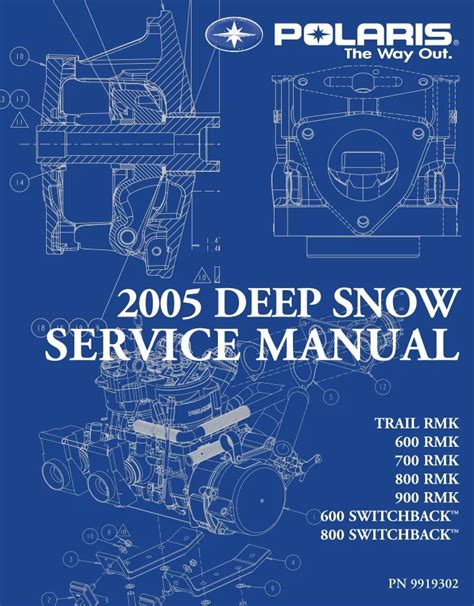 Polaris Snowmobile Deepsnow Service Manual 2005