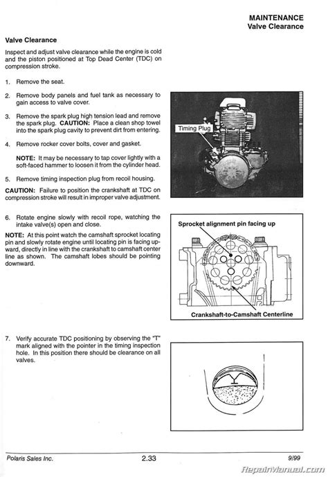 Polaris Sportsman 335 Atv Full Service Repair Manual 1990 2000