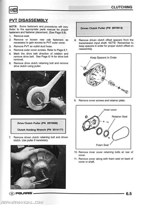 Polaris Sportsman 500 Complete Official Factory Service Repair Full Workshop Manual