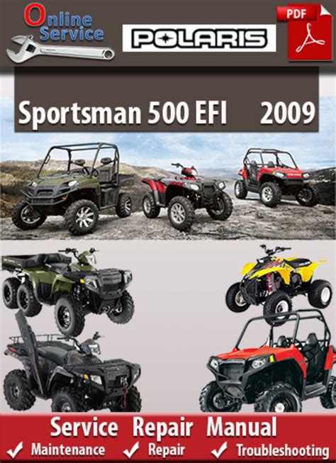 Polaris Sportsman 500 Efi Full Service Repair Manual 2009 2011