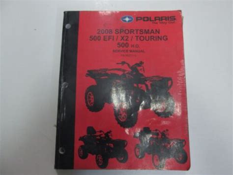 Polaris Sportsman 500 Efi X2 Touring 500 H O Full Service Repair Manual 2008