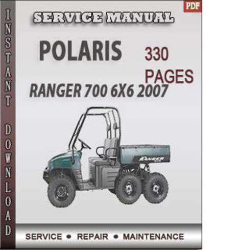 Polaris Sportsman 6x6 2007 Service Repair Workshop Manual