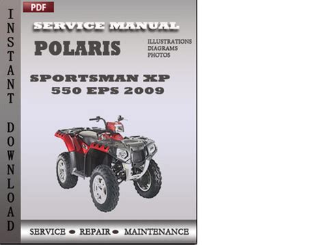 Polaris Sportsman Xp 550 2009 Factory Service Repair Manual