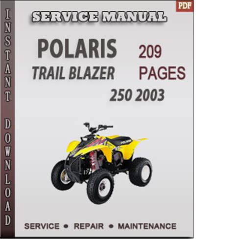 Polaris Trail Blazer 250 2003 Factory Service Repair Manual