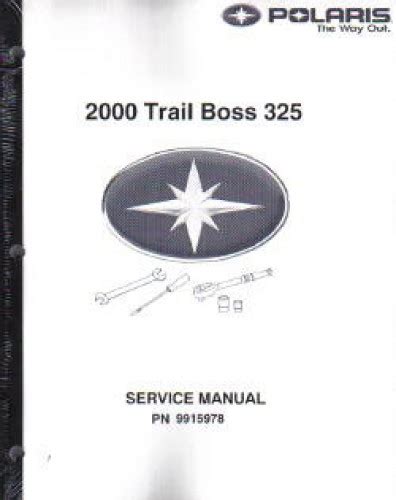 Polaris Trail Boss Trail Boss 325 Atv Full Service Repair Manual 1999 2000