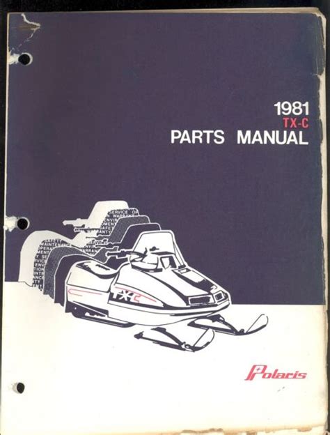 Polaris Tx C 1979 1981 Workshop Repair Service Manual