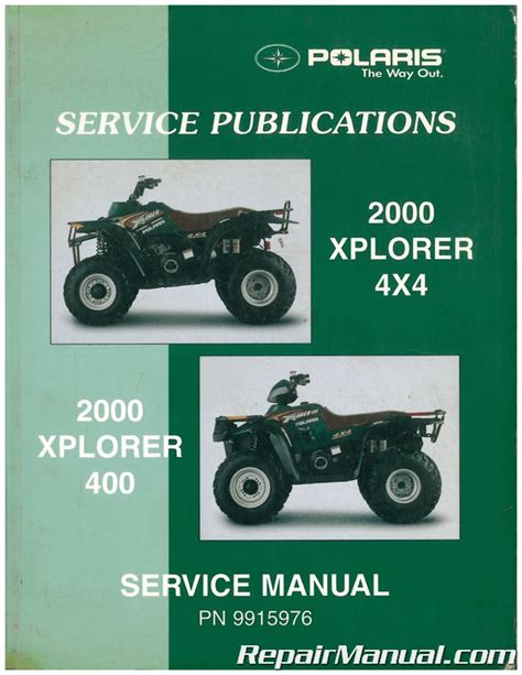 Polaris Xplorer 4x4 Atv Full Service Repair Manual 2000