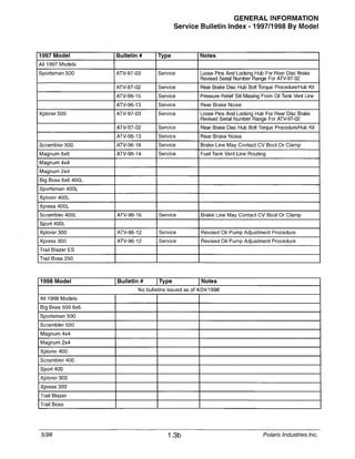 Polaris Xpress 400l 1997 Factory Service Repair Manual