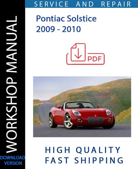 Pontiac Solstice 2009 Service Manual