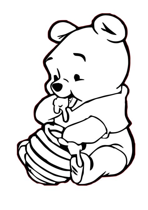 Pooh Bear Printable Coloring Pages