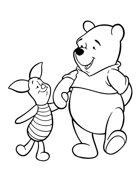 Pooh Printable Coloring Pages