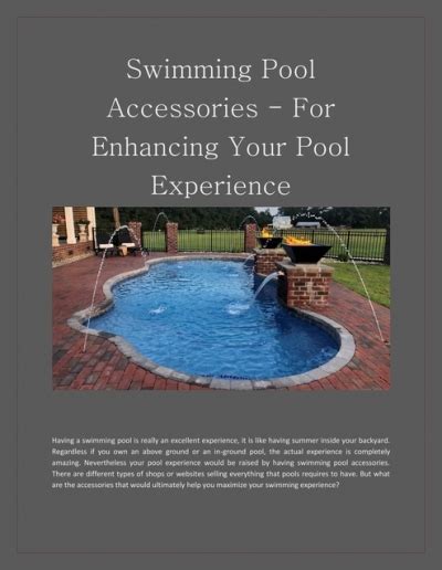 Pool Öob: The Ultimate Guide to Enhancing Your Swimming Experience