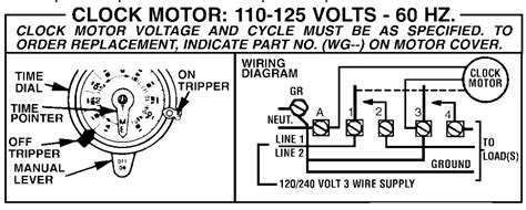 Pool Clock T103 Wiring Diagram