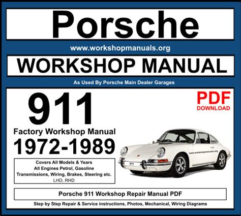 Porsche 911 1973 Repair Service Manual