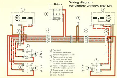 Porsche 911 Power Window Wiring Diagram