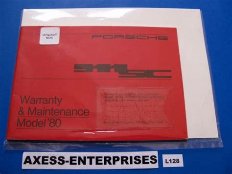 Porsche 911 Sc 1980 Service And Repair Manual