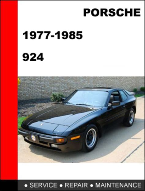 Porsche 924 1977 1985 Repair Service Manual