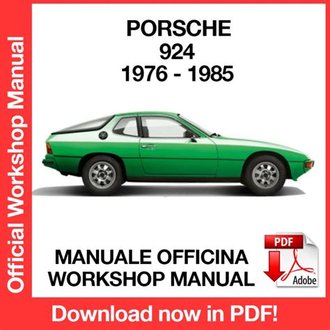 Porsche 924 1985 Repair Service Manual